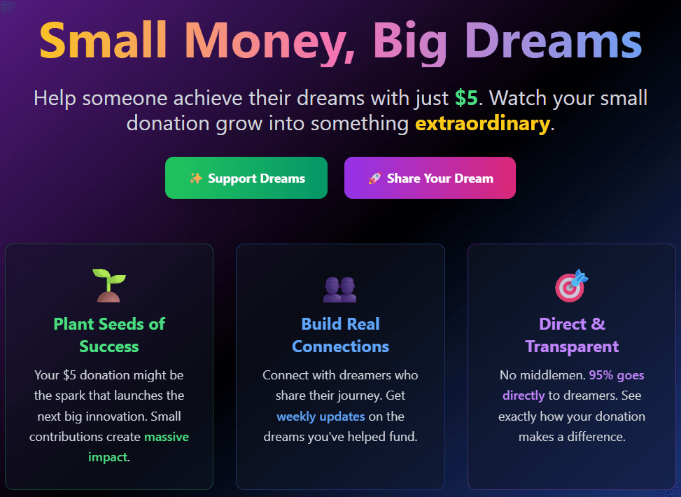 Overflow.cash screenshot 1