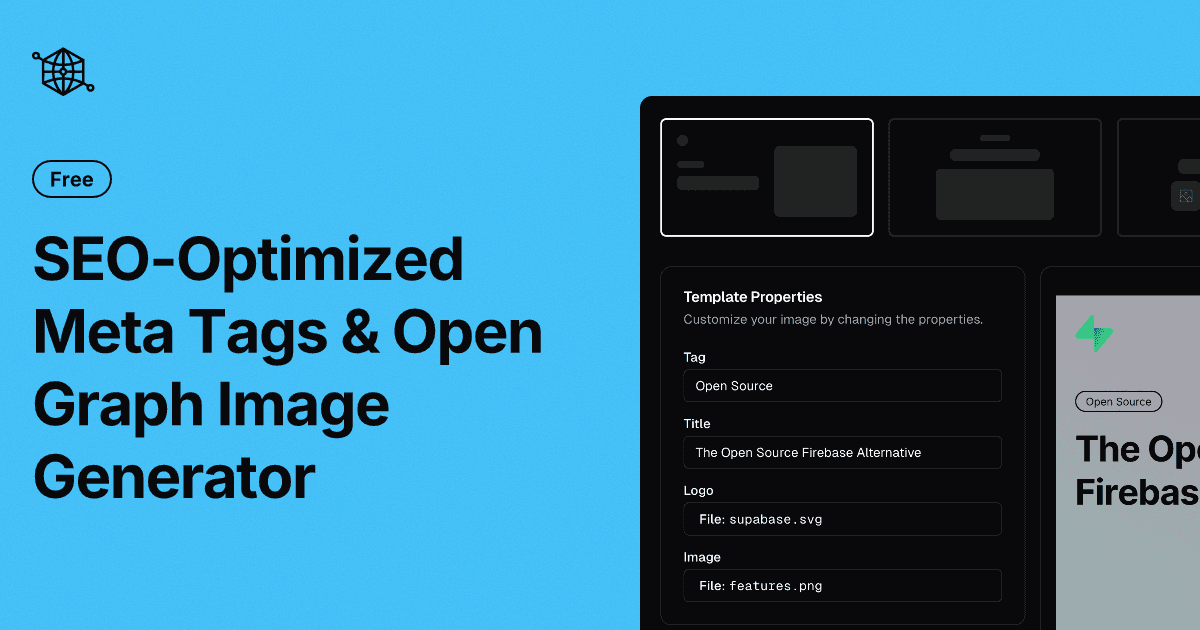 Open Graph Image & Meta Tags Generator screenshot 1