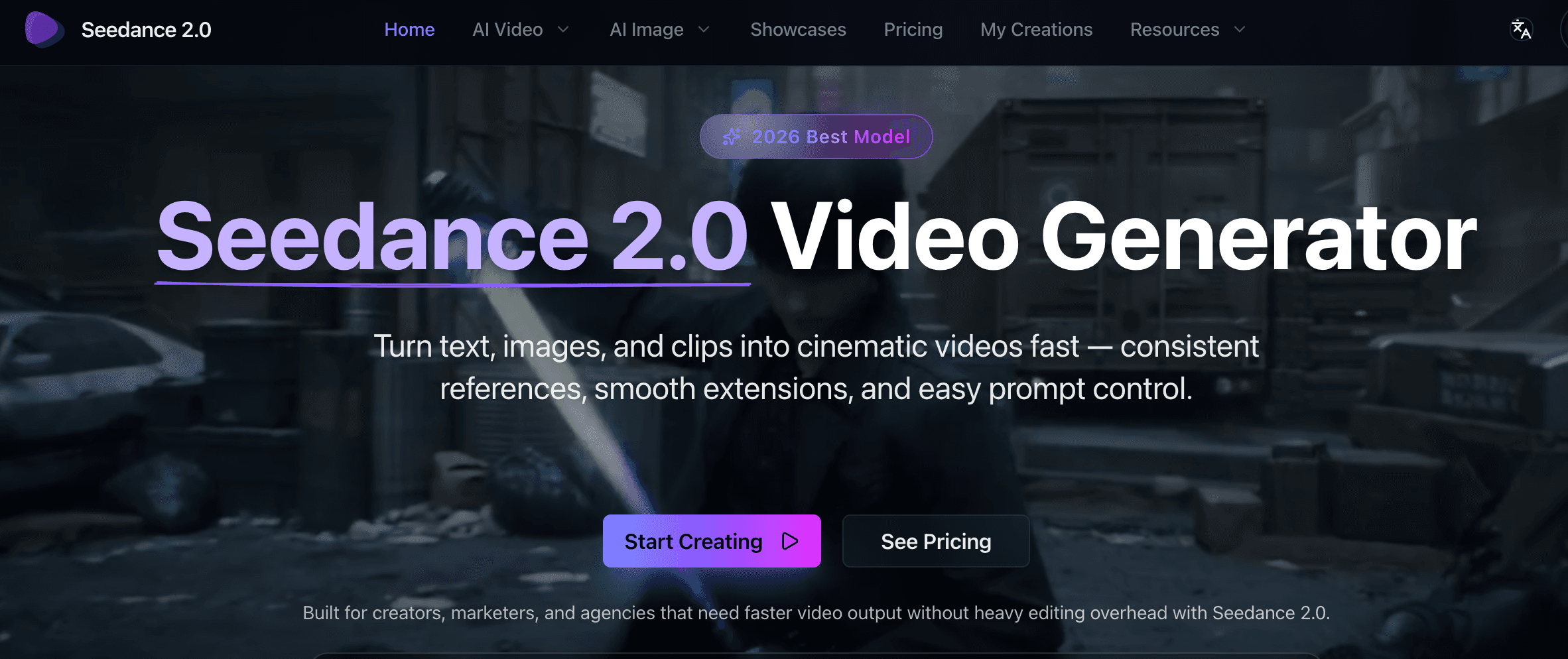 Seedance 2.0 Video Generator screenshot 1