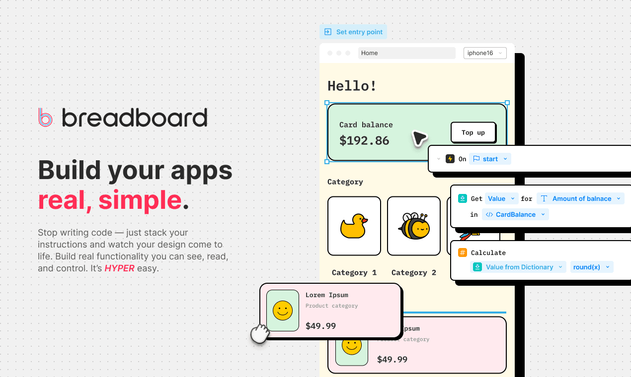 Breadboard screenshot 1