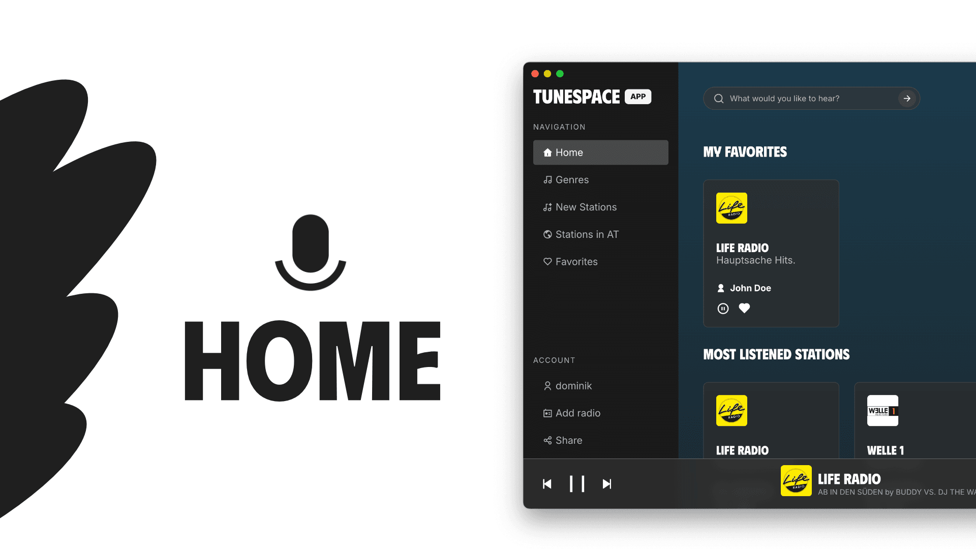 tunespace screenshot 1