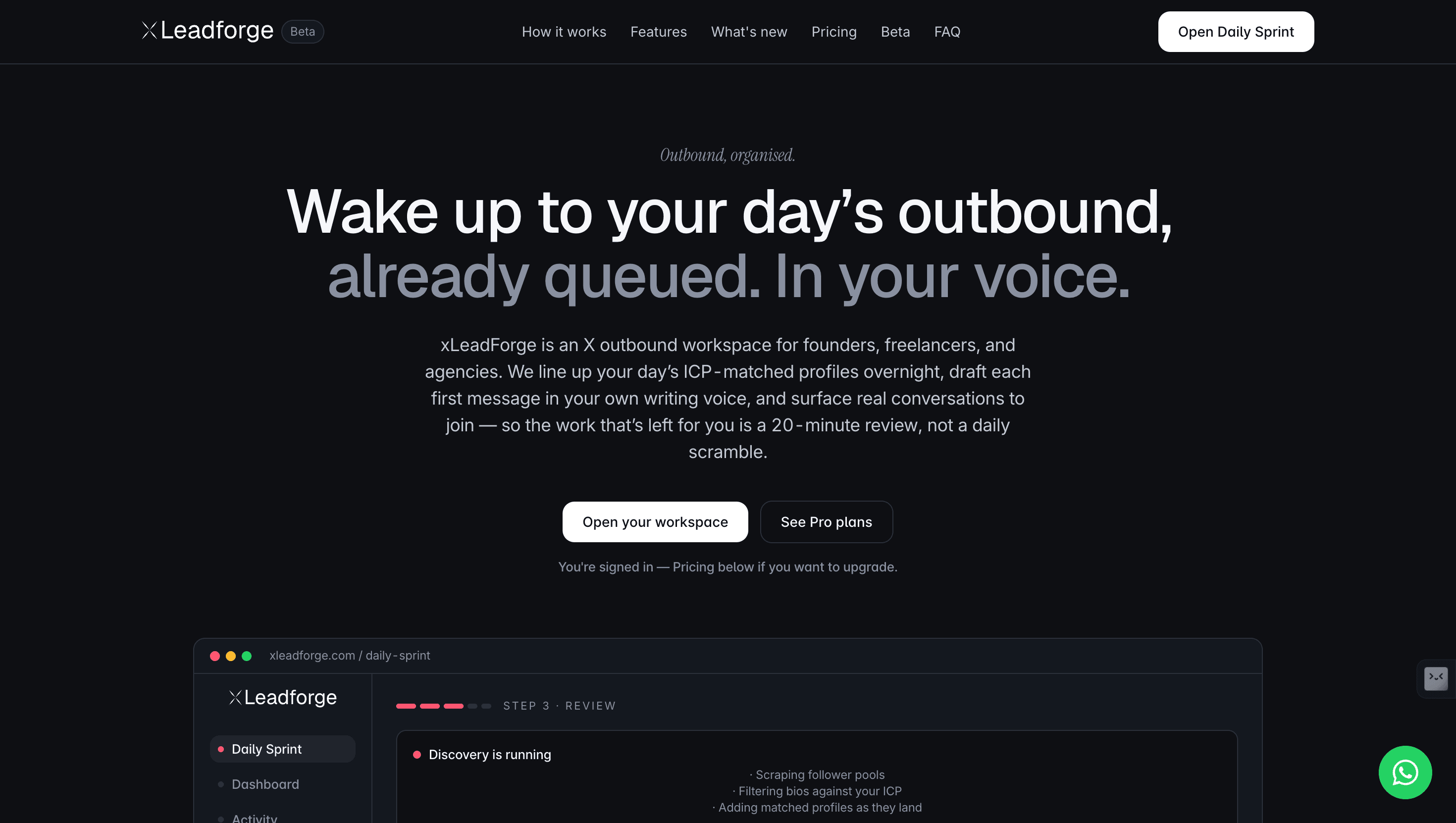 XLeadForge screenshot 1