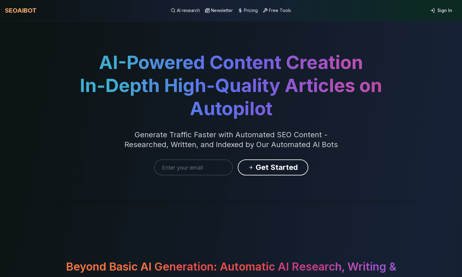 SEO AI Bot screenshot 1