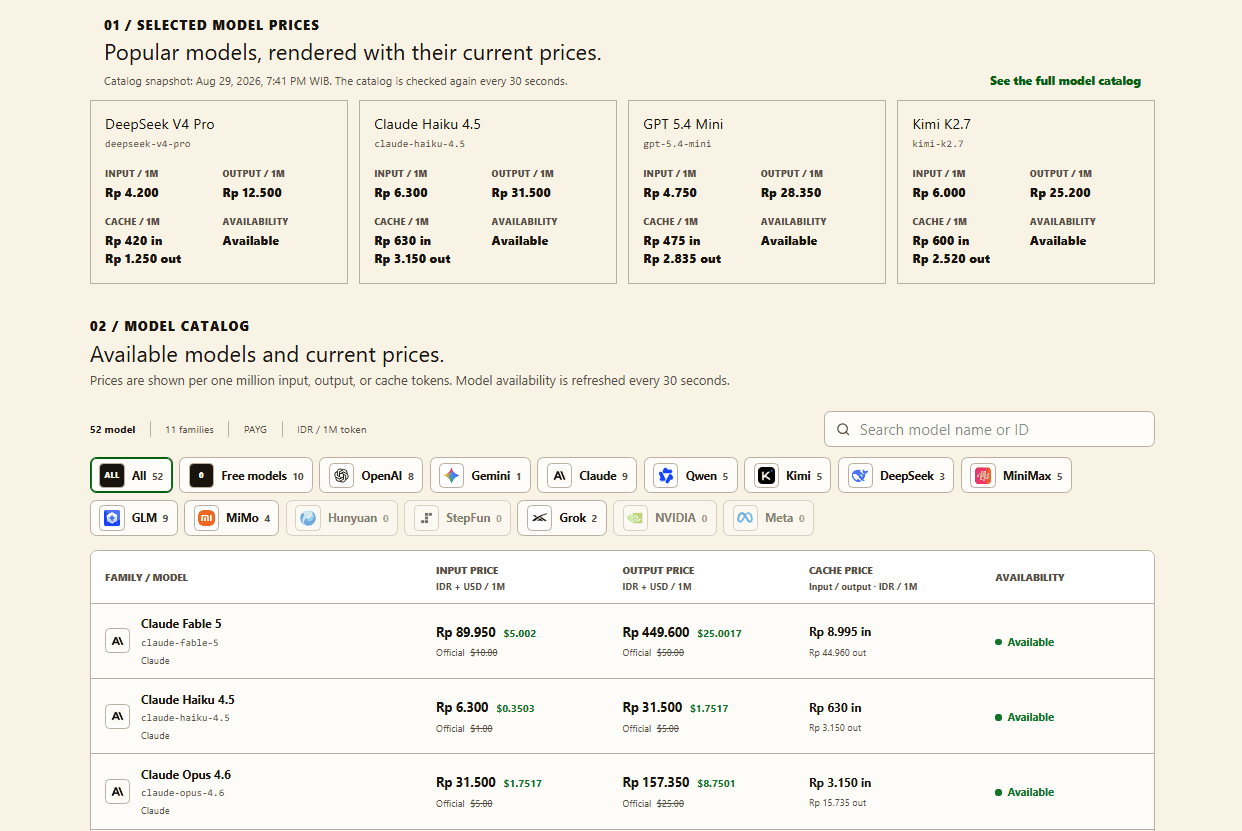EidosStack AI Gateway screenshot 1