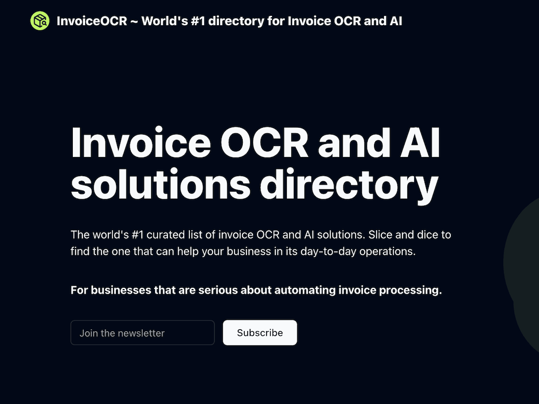 InvoiceOCR screenshot 1