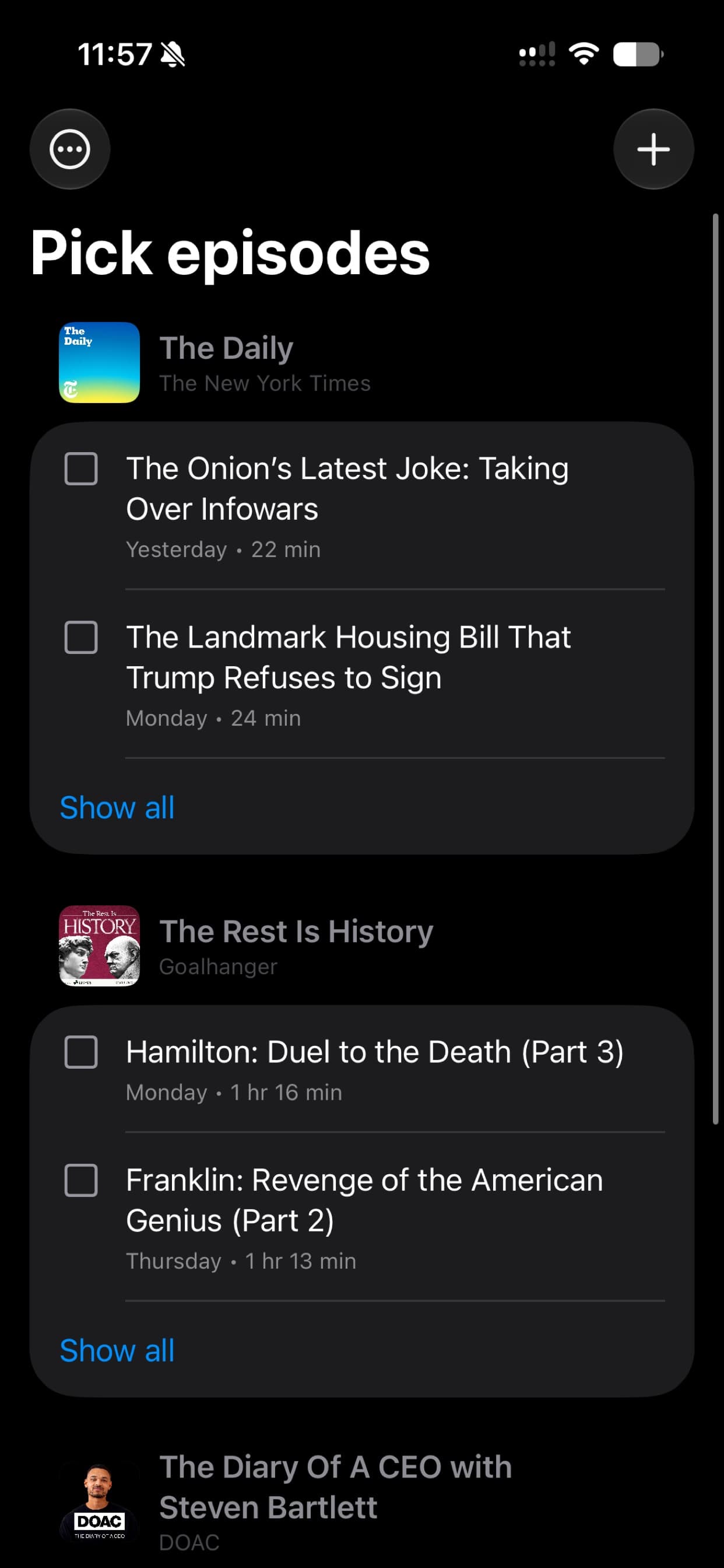 Swimcast screenshot 1