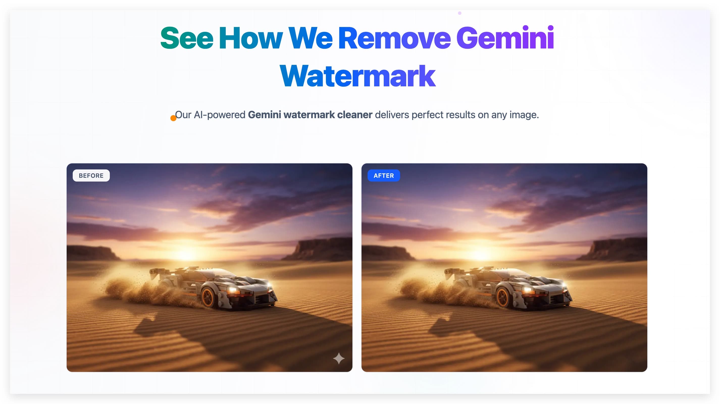 Gemini Watermark Cleaner screenshot 1