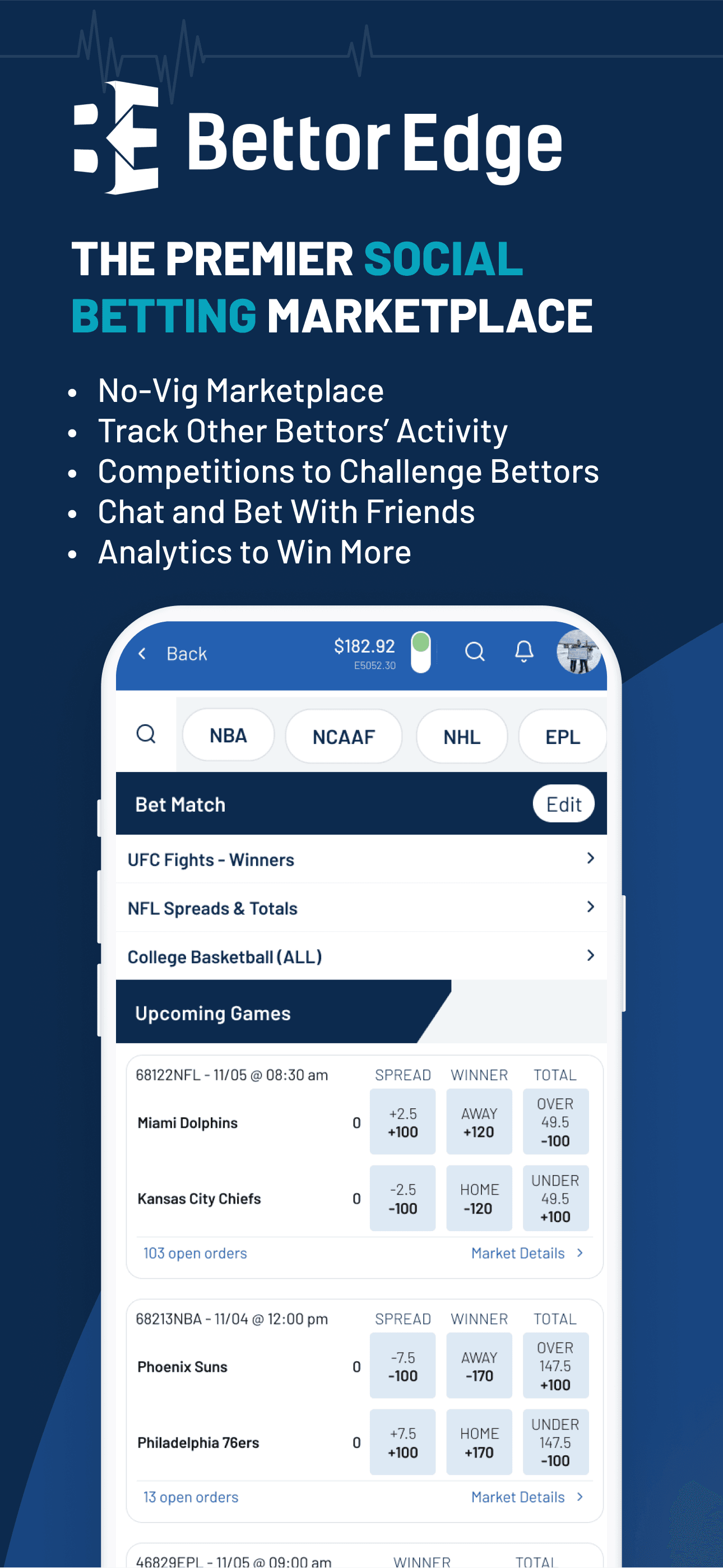 BettorEdge screenshot 1
