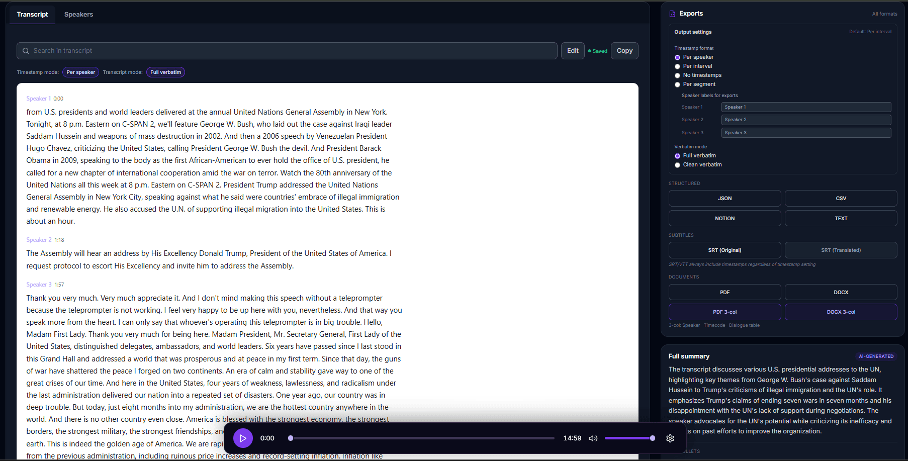 VideoText screenshot 1