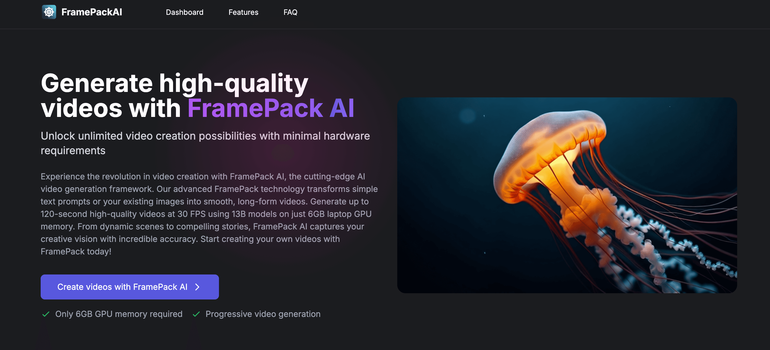 Framepack AI screenshot 1