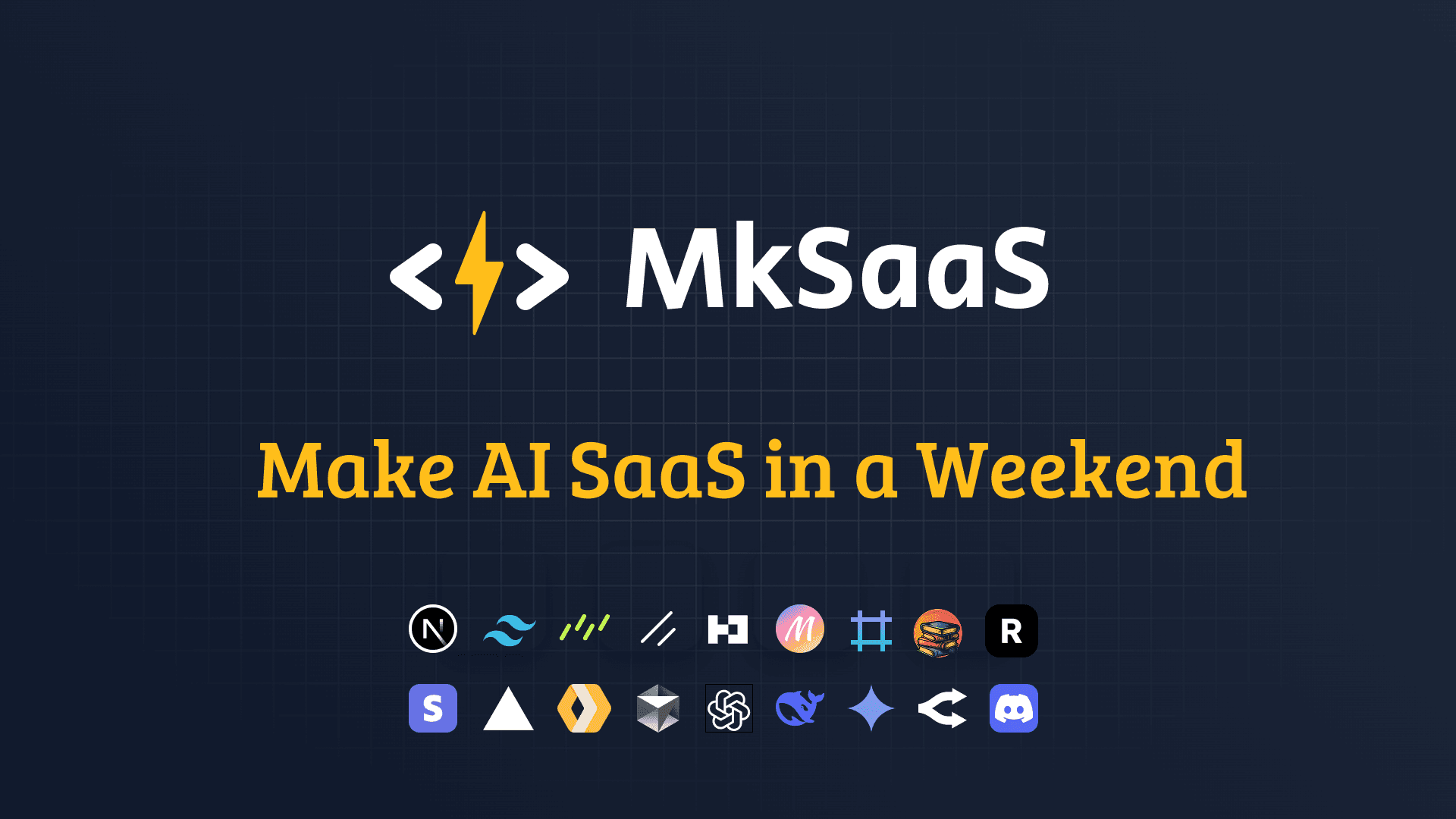 MkSaaS screenshot 1