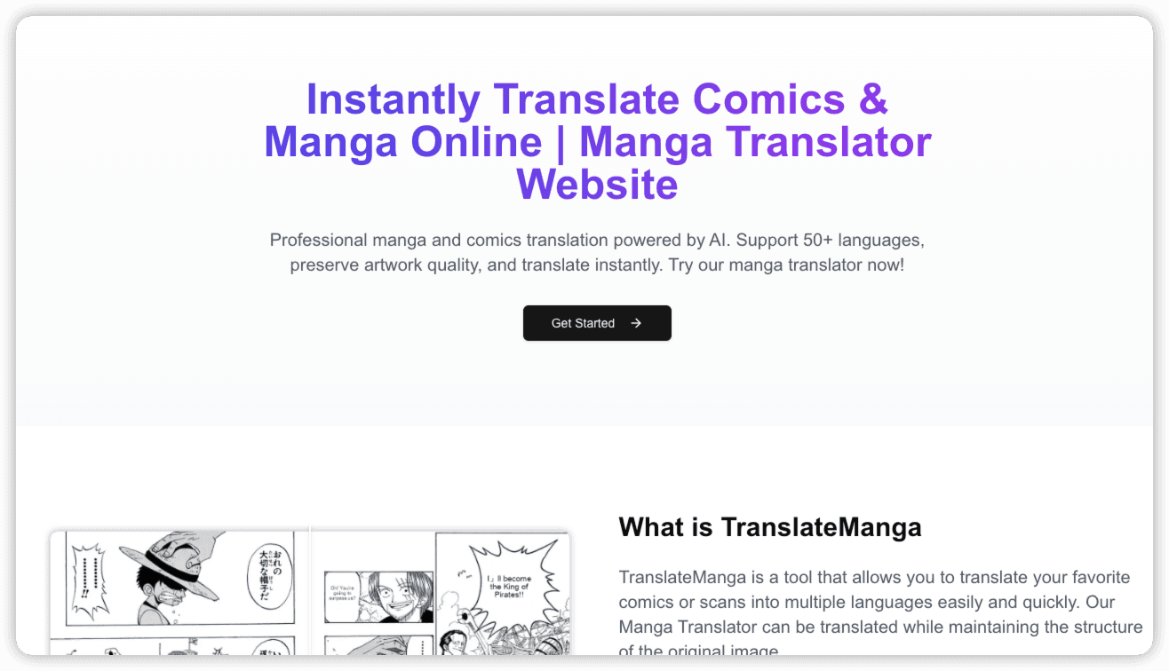 TranslateManga screenshot 1