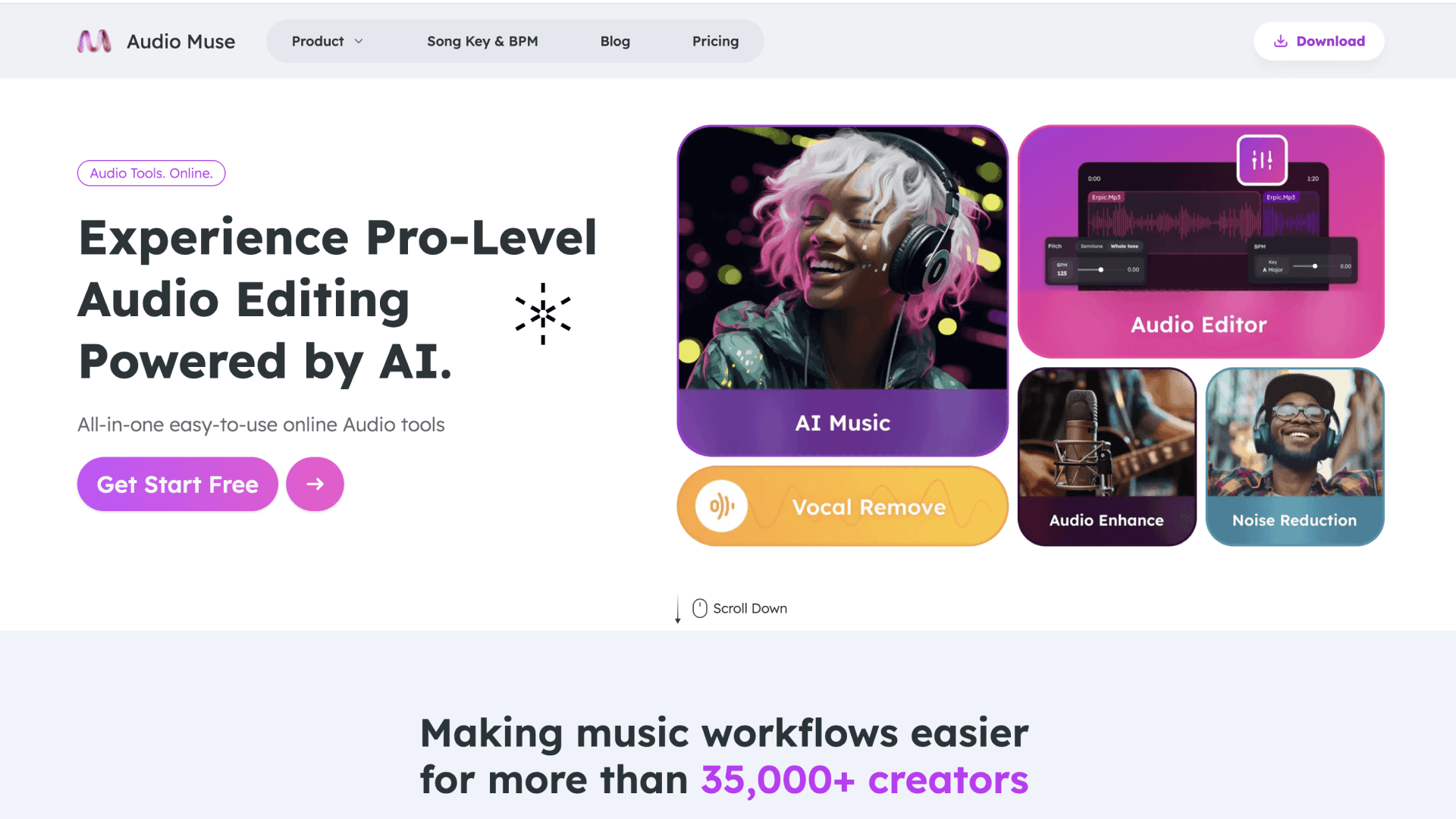 Audio Muse screenshot 1