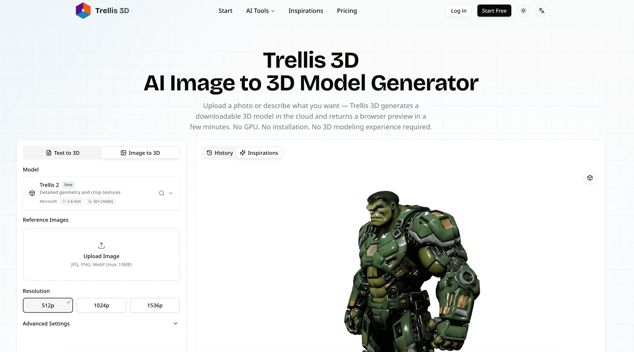 Trellis 3D screenshot 1