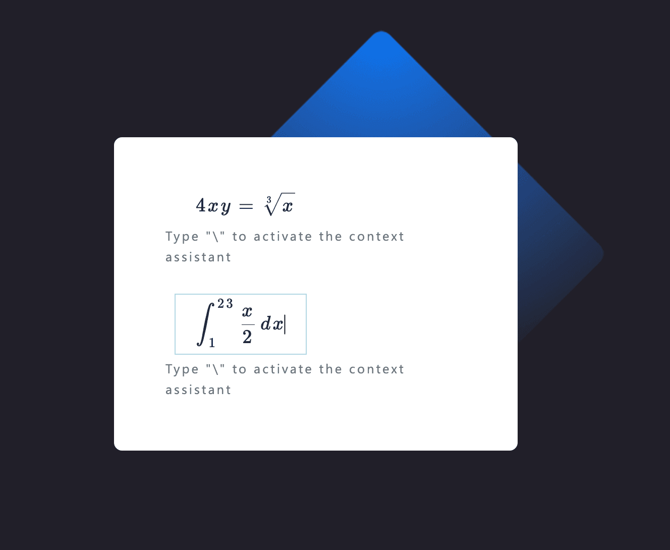 Math Editor screenshot 1
