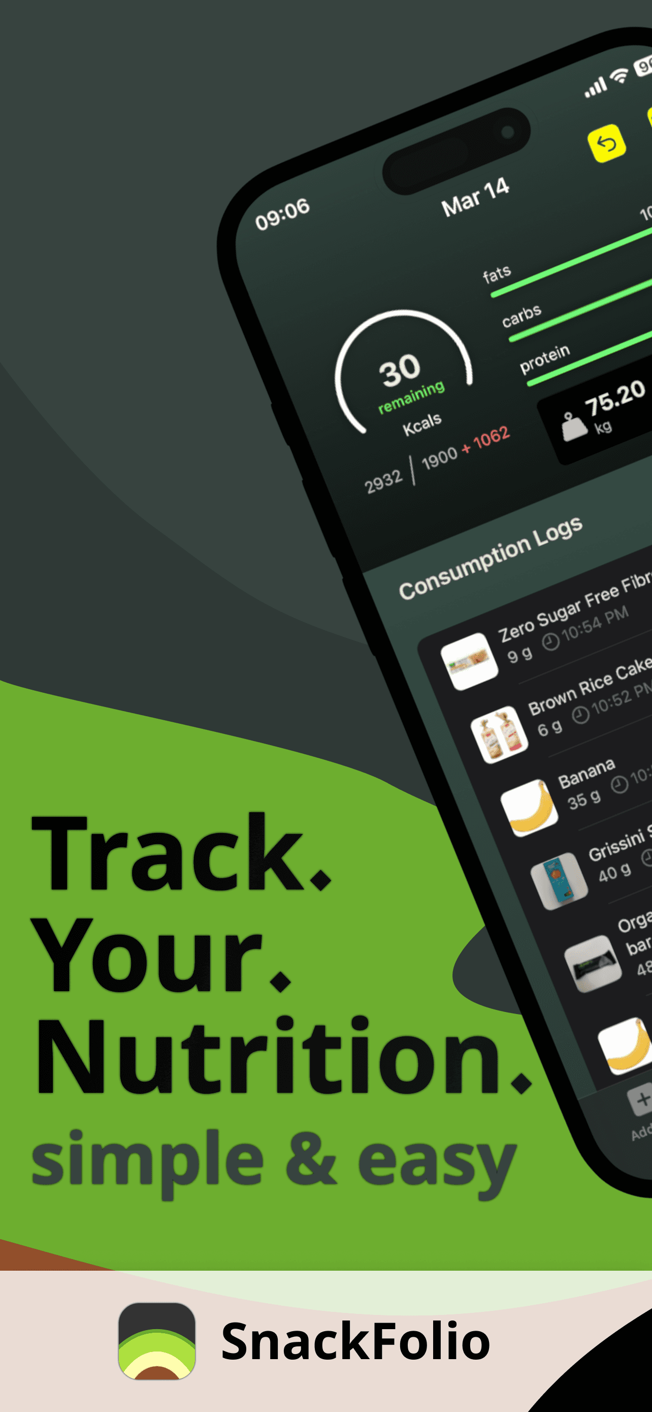 SnackFolio screenshot 1