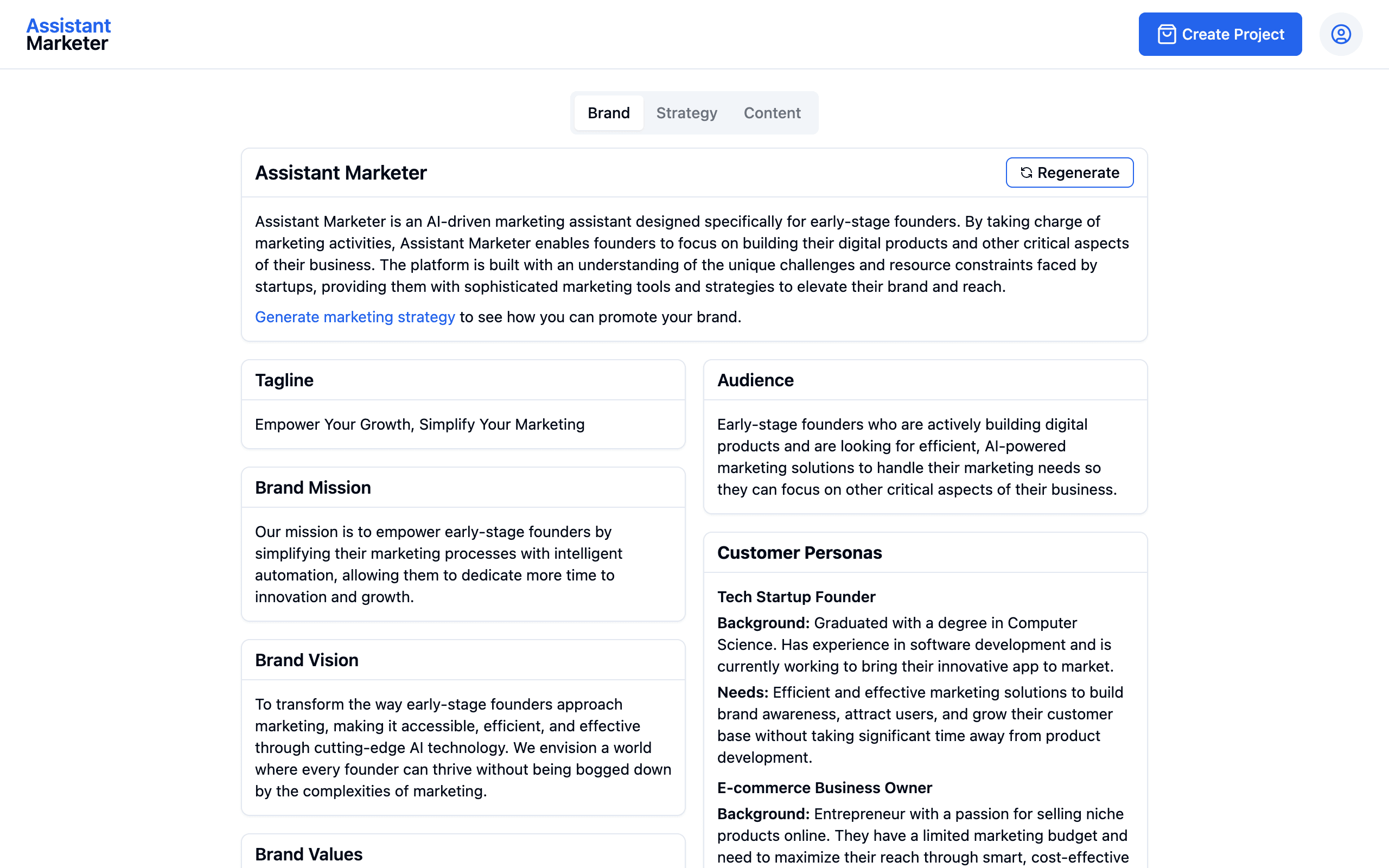 Assistant Marketer screenshot 1