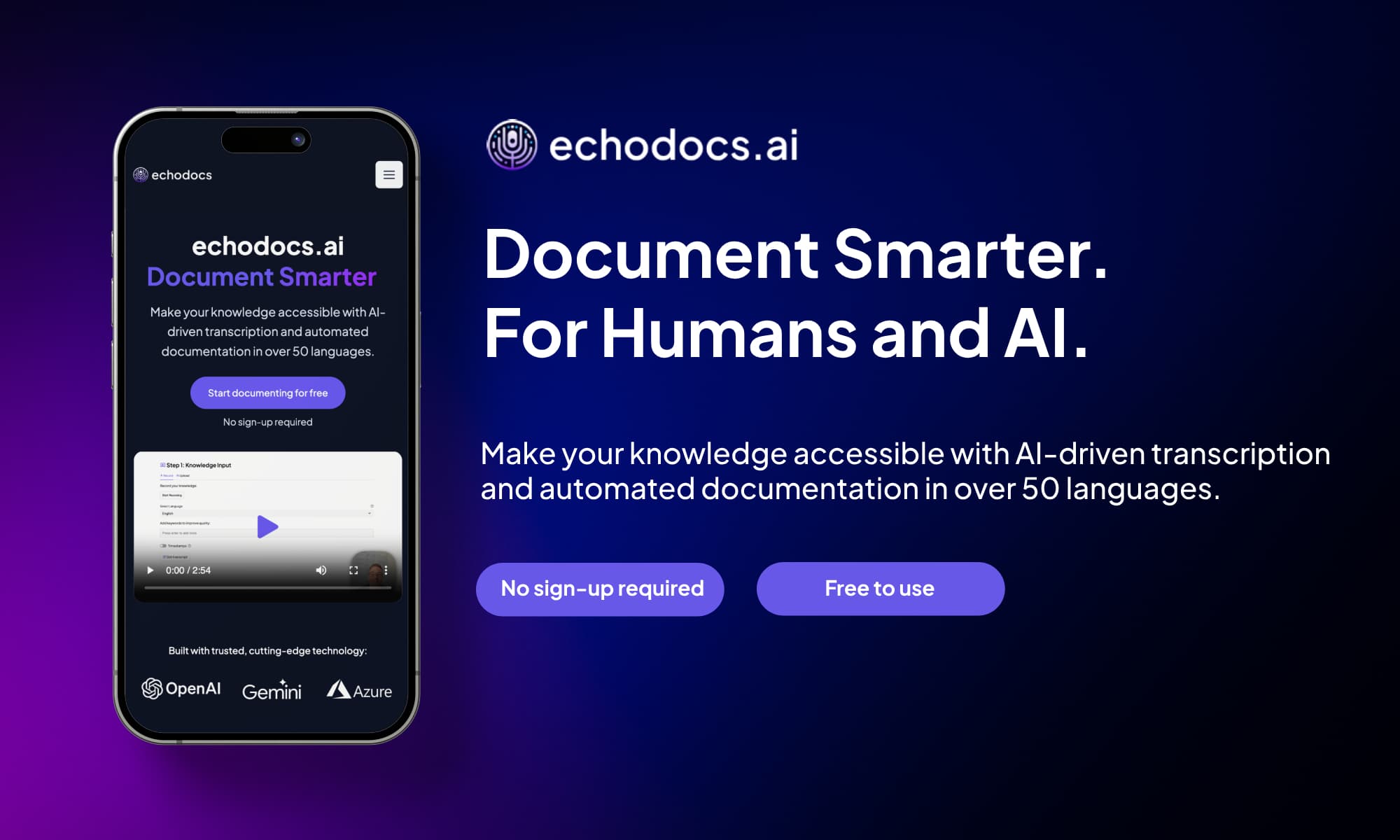 echodocs.ai screenshot 1