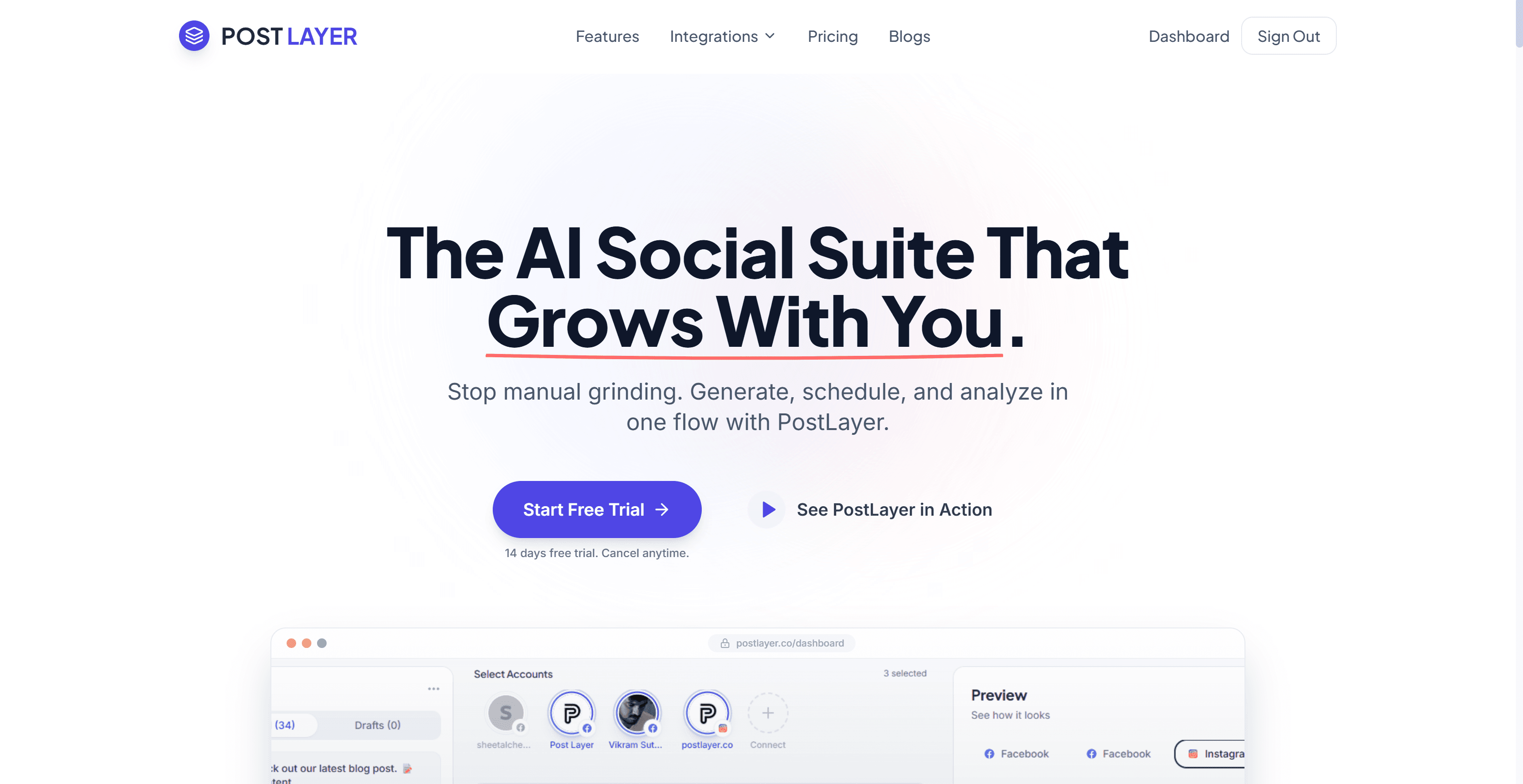 Postlayer.co screenshot 1