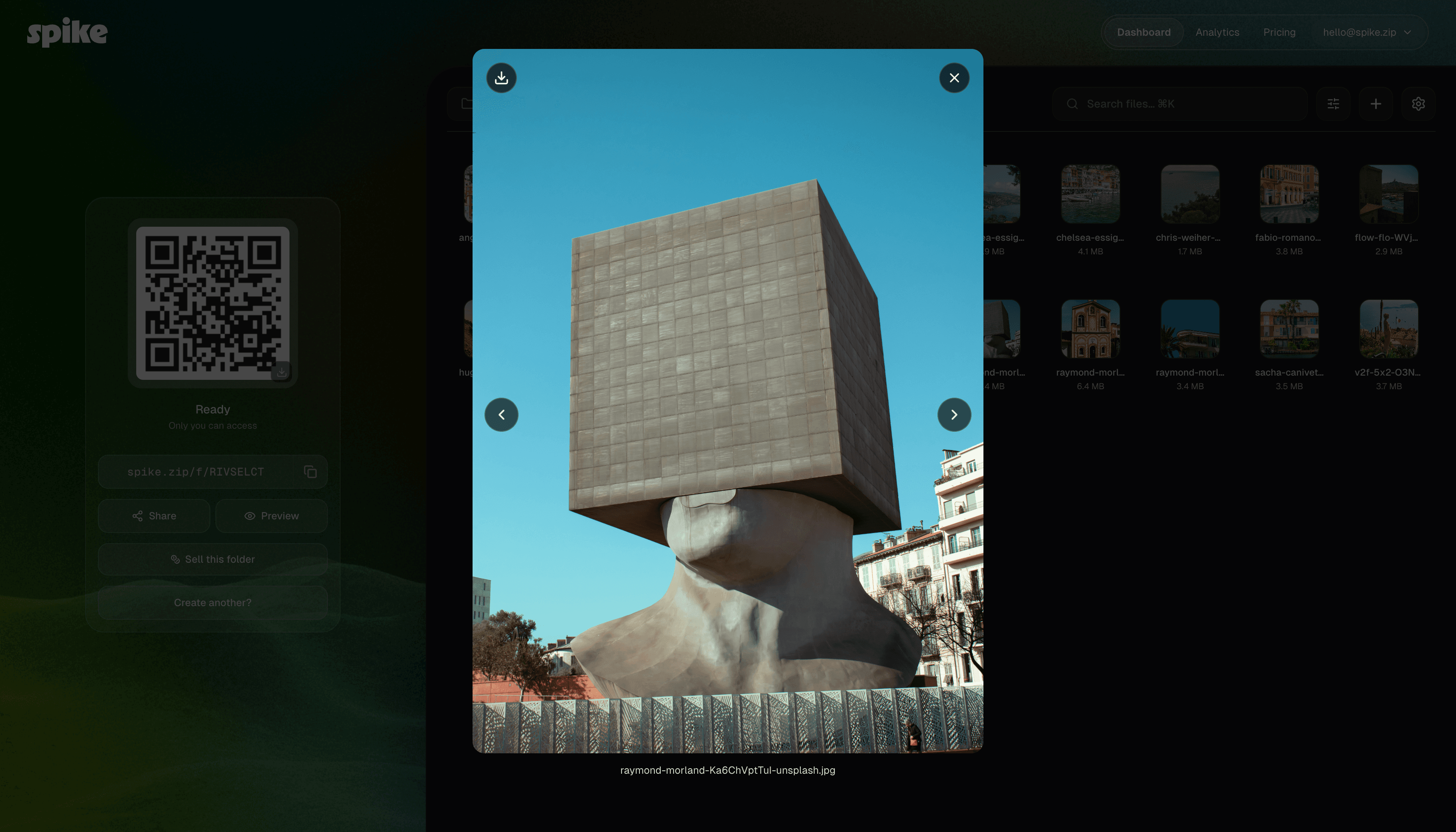 Spike screenshot 1