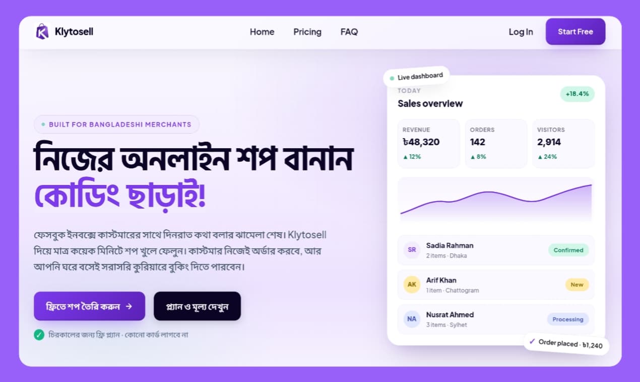 KlytoSell screenshot 1