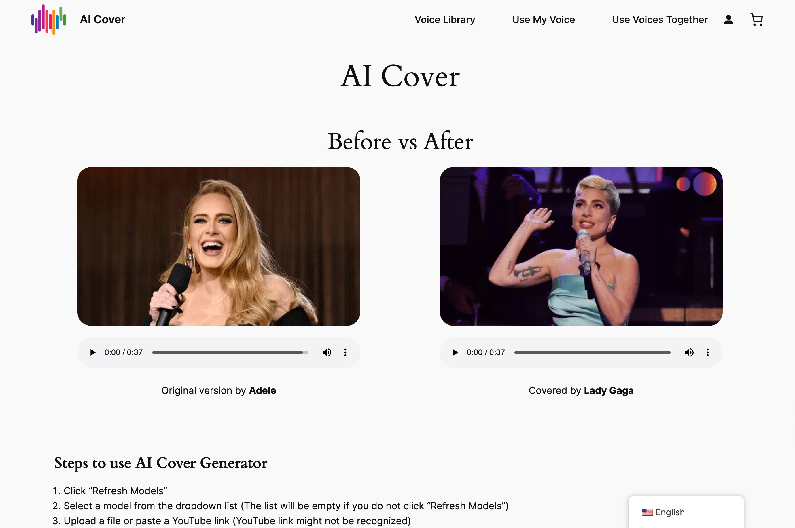 AI Cover screenshot 1