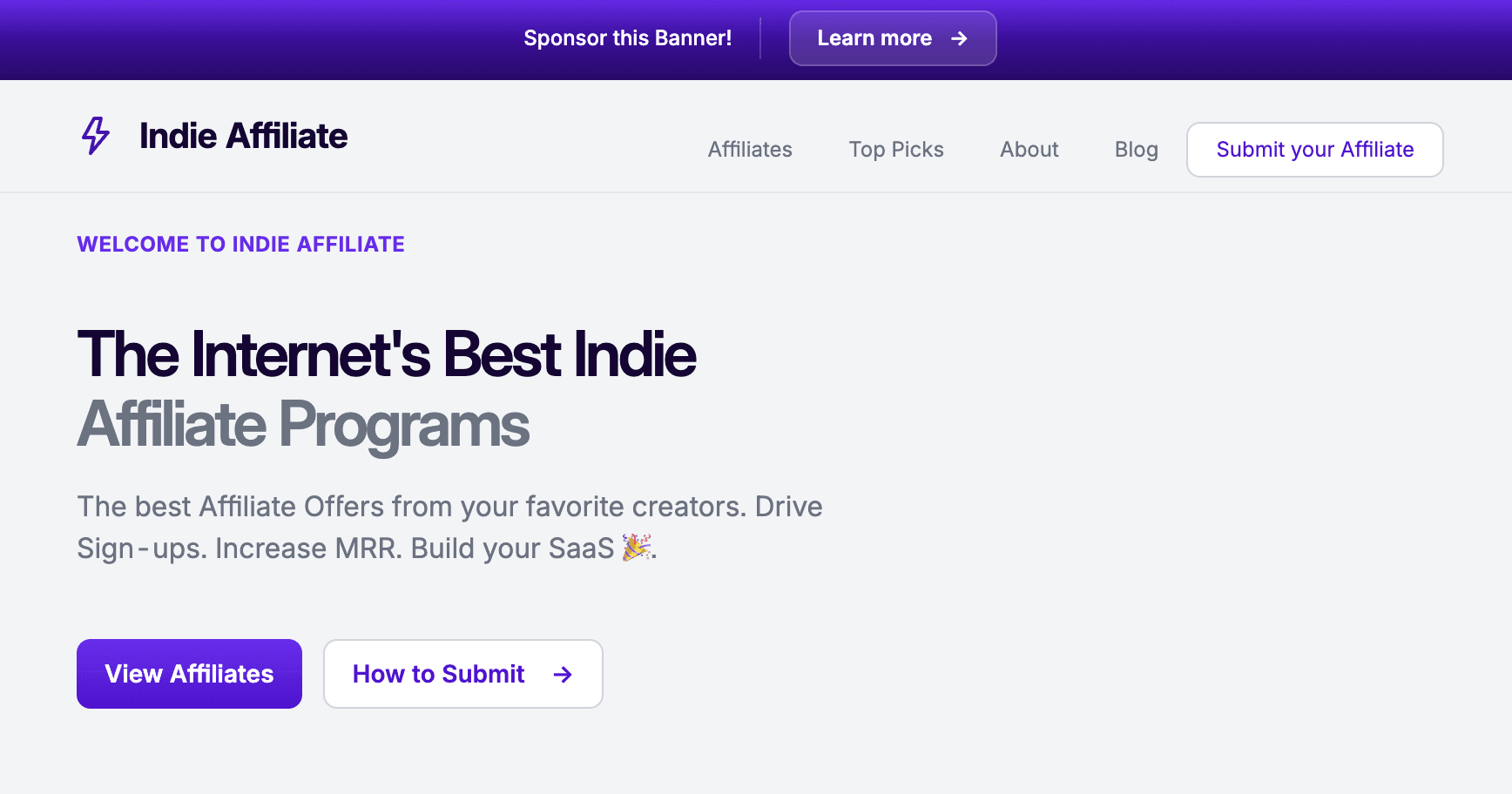 Indie Affiliate screenshot 1
