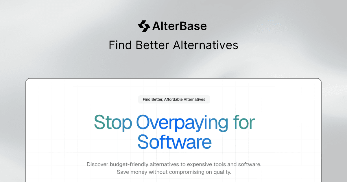 AlterBase screenshot 1