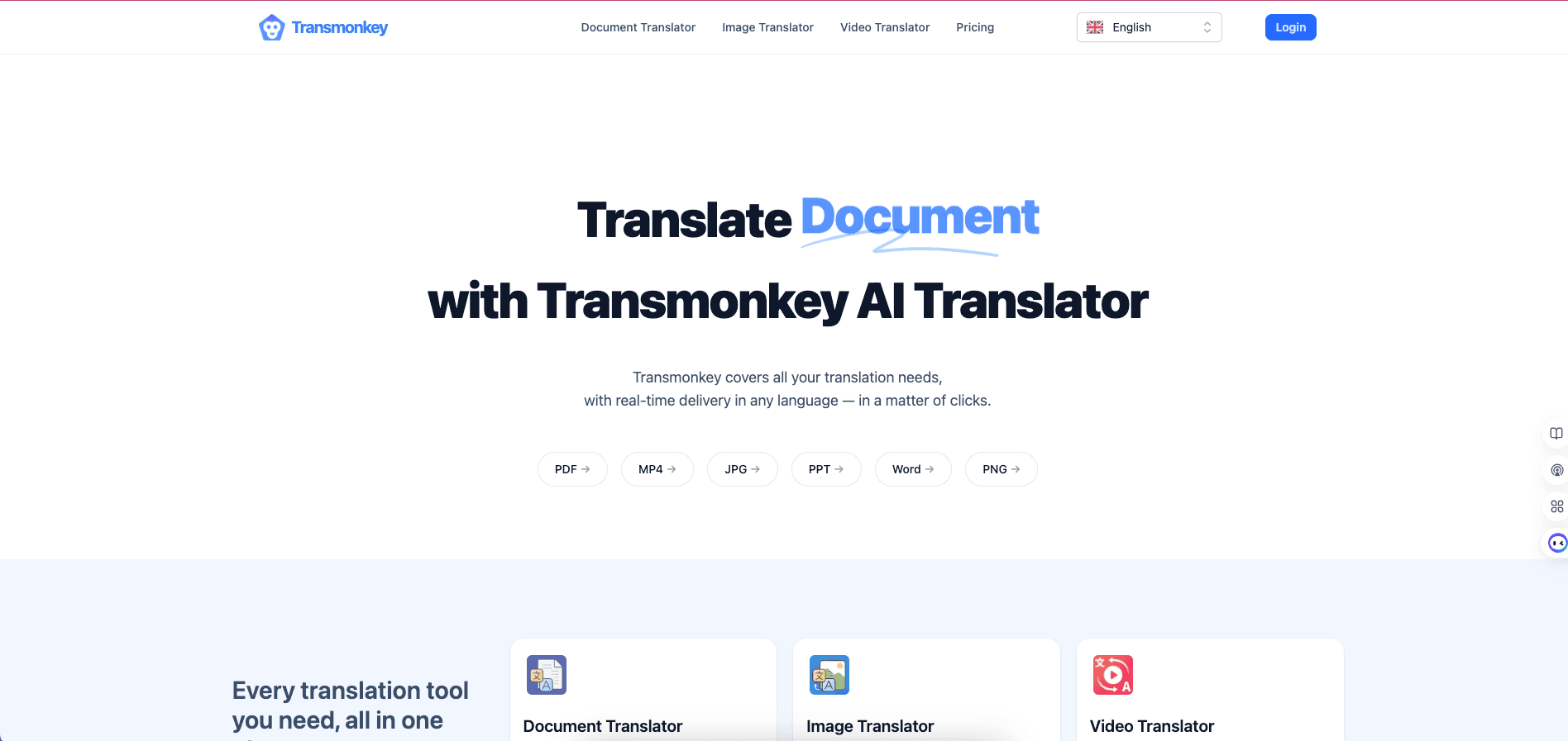 Transmonkey screenshot 1