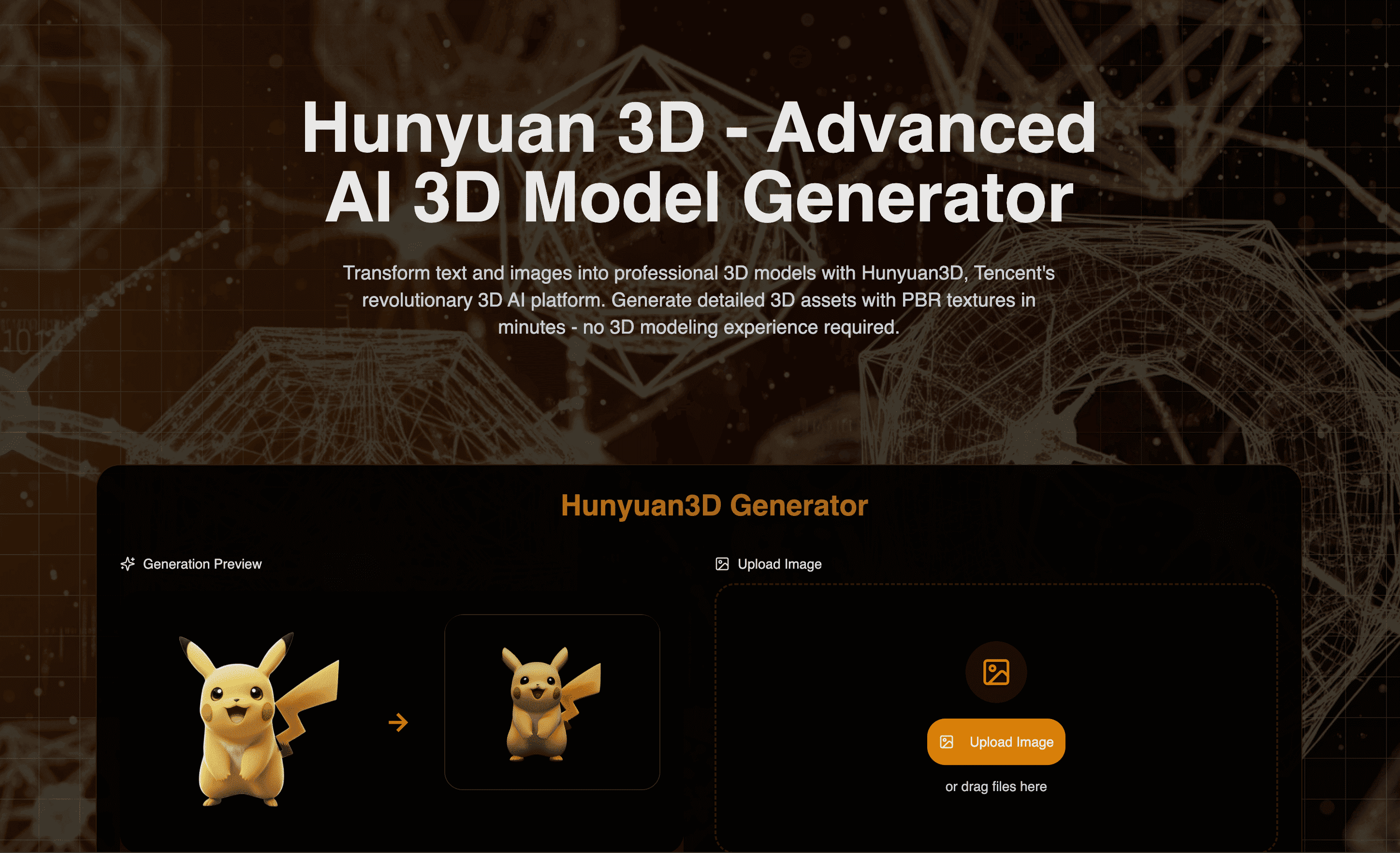 Hunyuan 3d screenshot 1