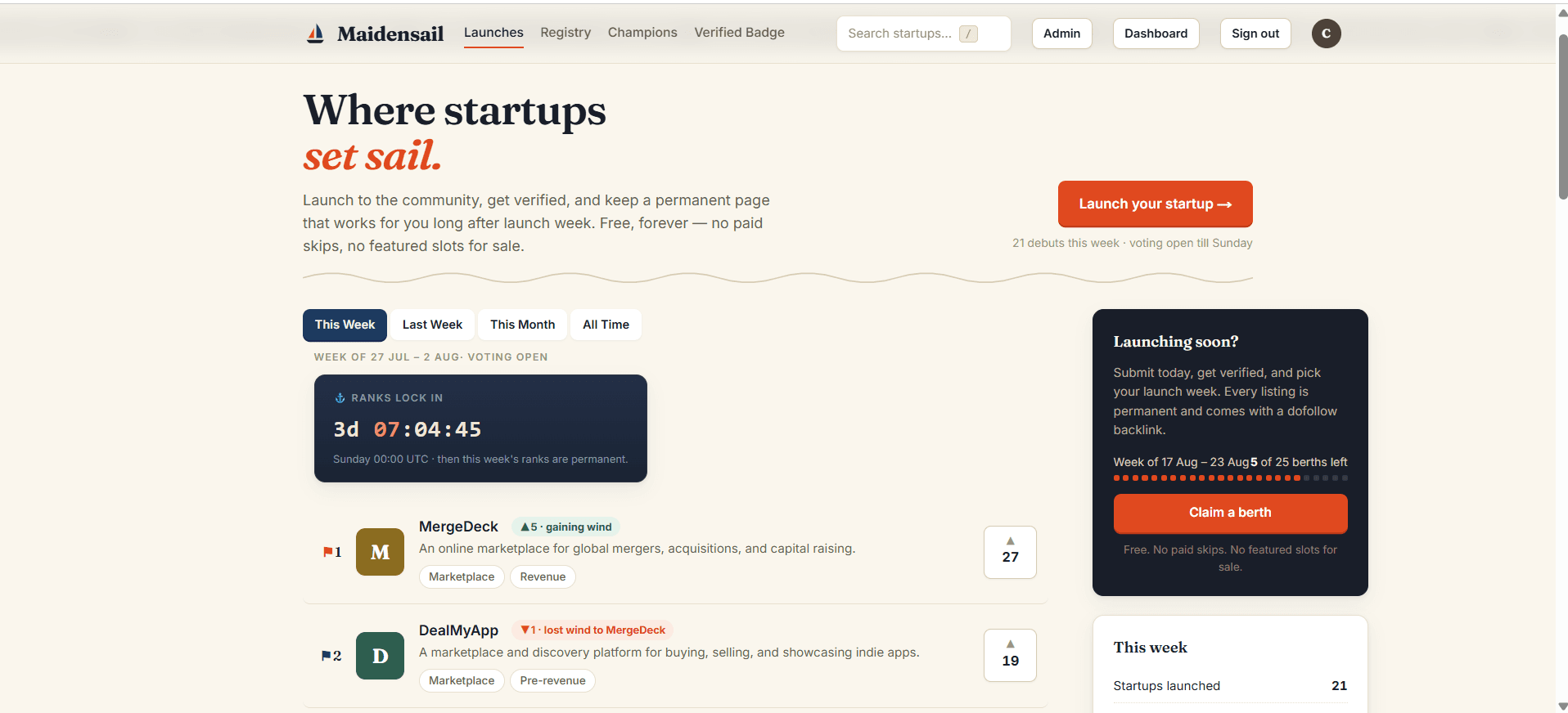 MaidenSail screenshot 1