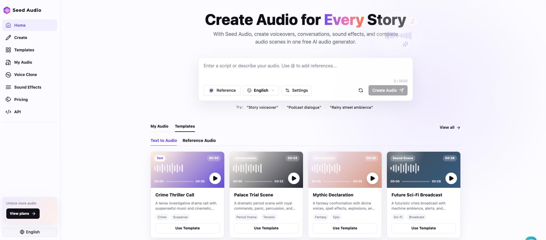 Seed Audio screenshot 1