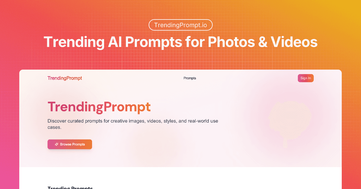 Trending Prompt AI screenshot 1