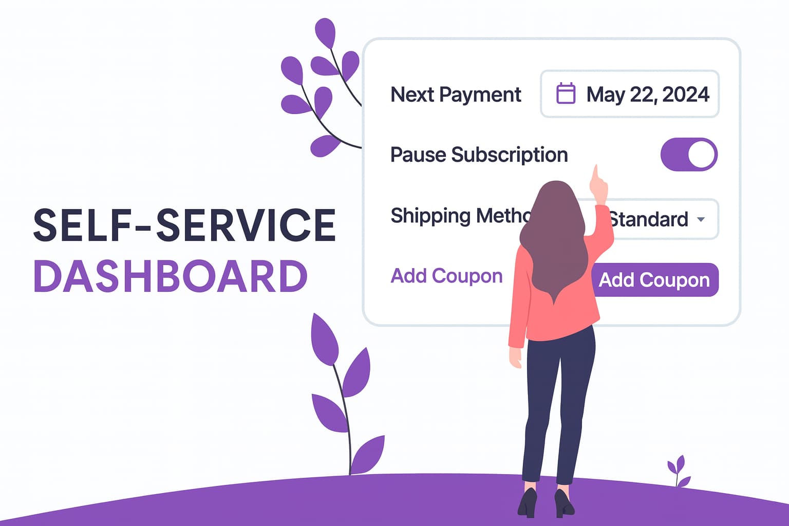Self-service Dashboard for WooCommerce screenshot 1