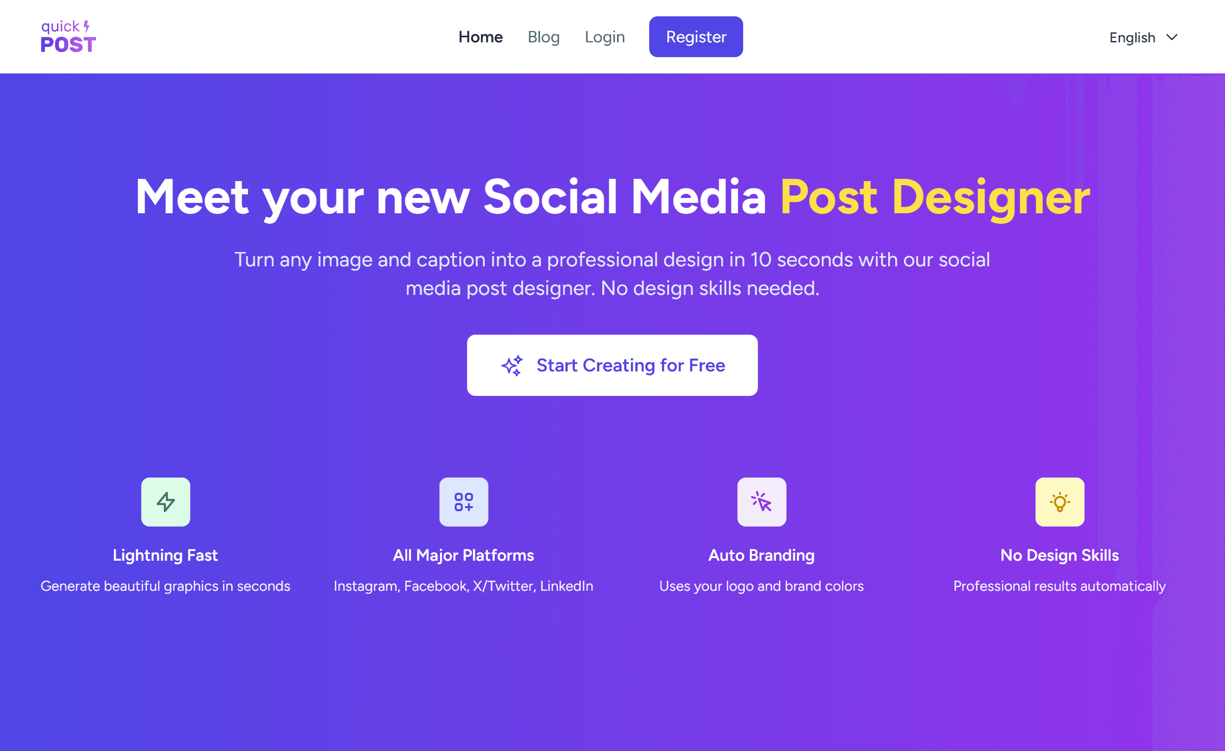 quickPost screenshot 1