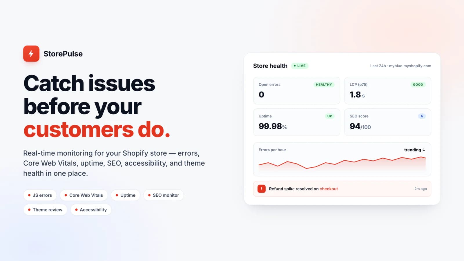 StorePulse screenshot 1