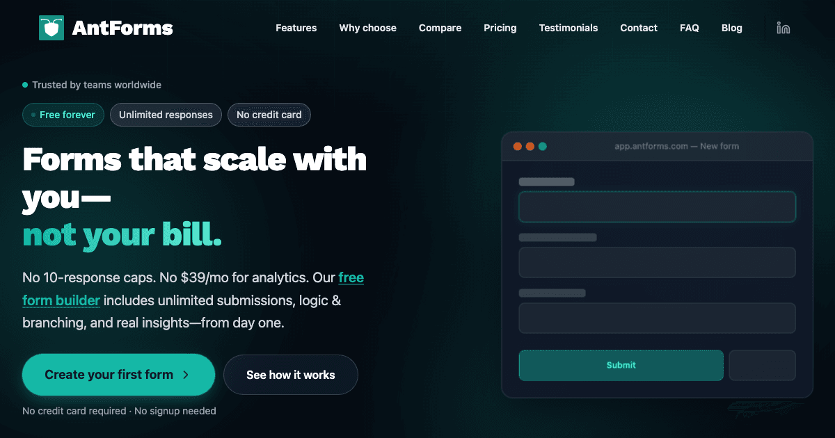 AntForms screenshot 1