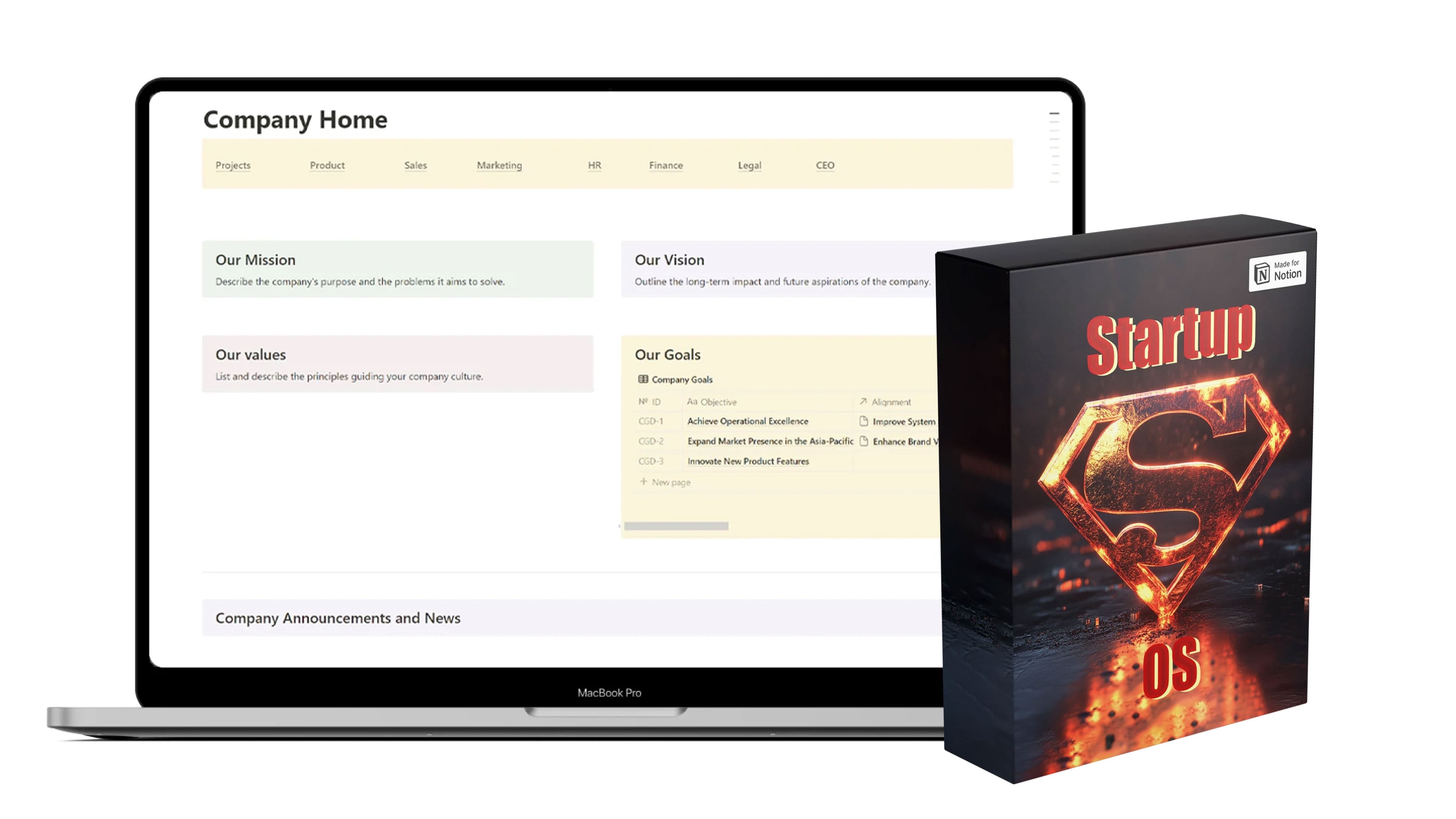 Startup OS screenshot 1