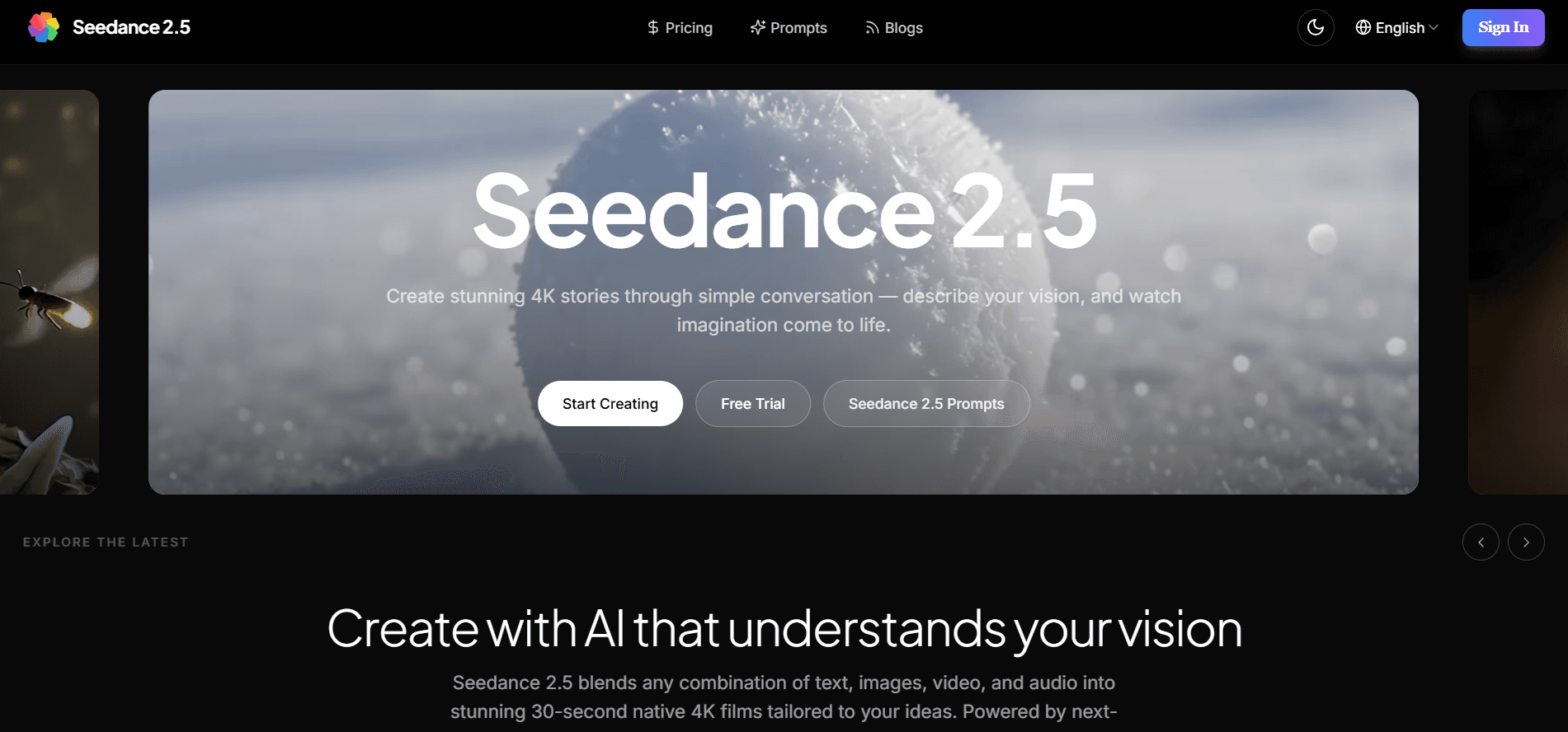 Seedance 2.5 screenshot 1