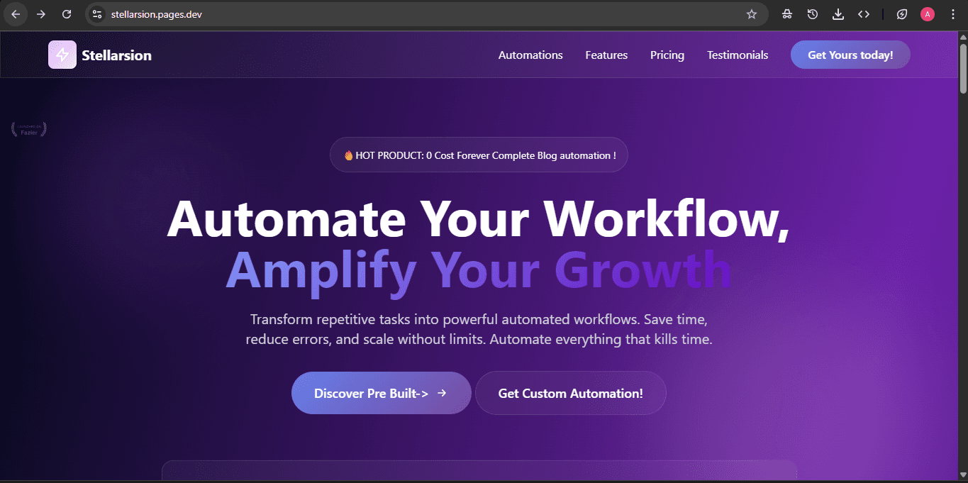 Stellarsion Automations screenshot 1
