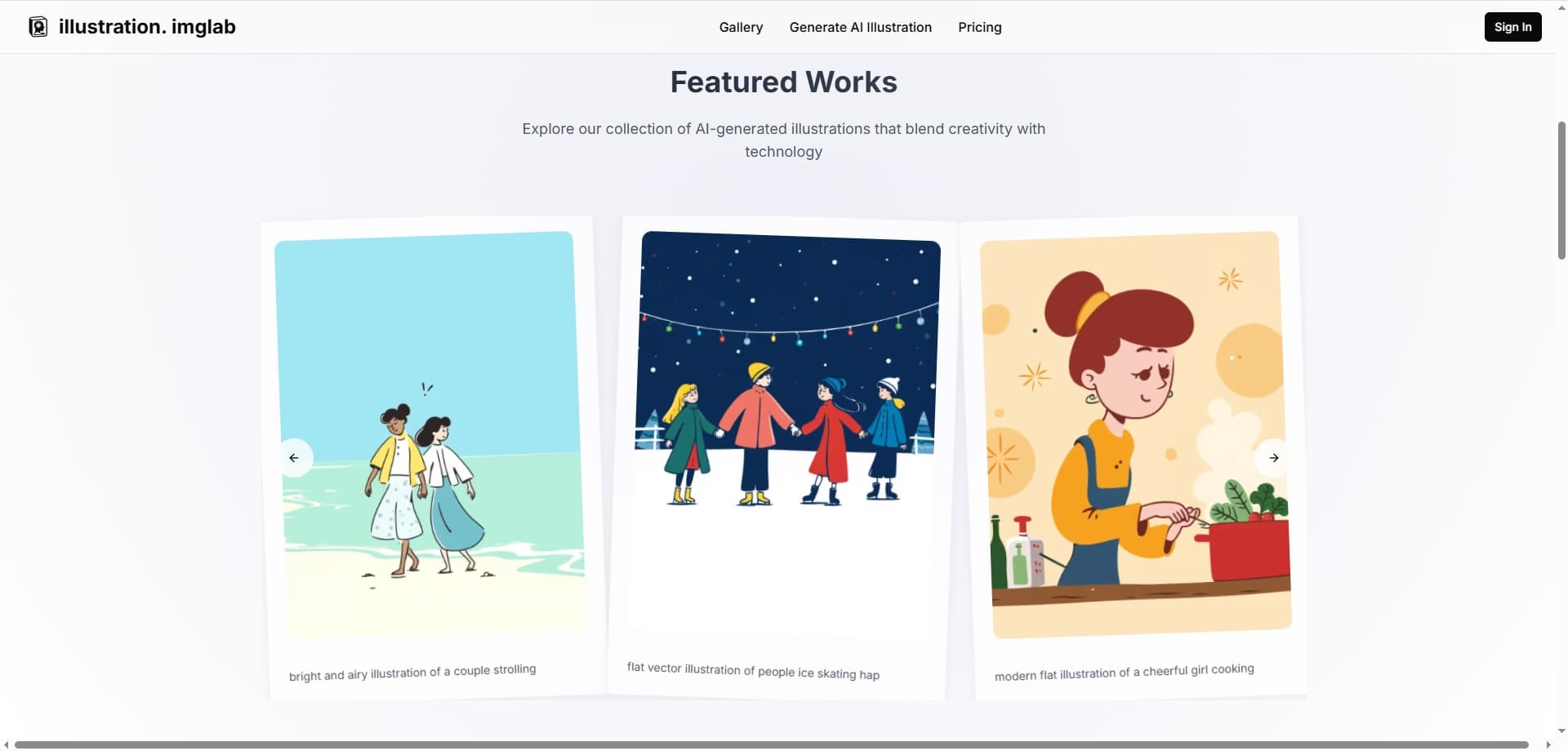 AI flat Illustration Generator screenshot 1