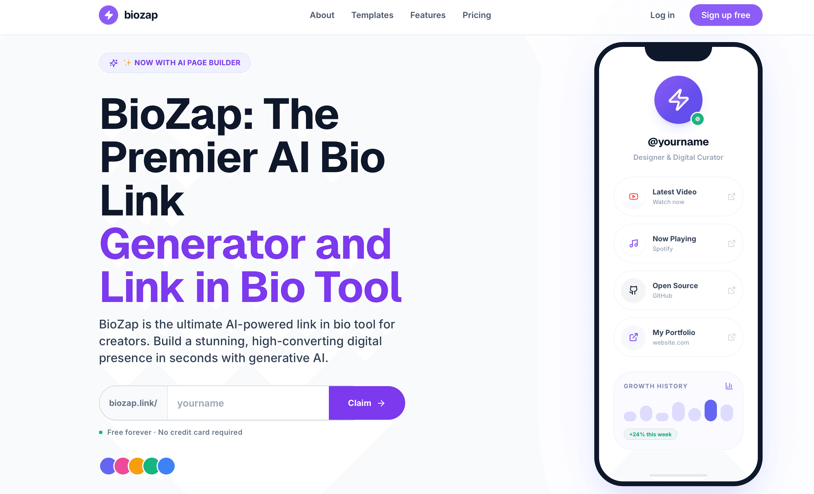 BioZap : Link in Bio Tool screenshot 1