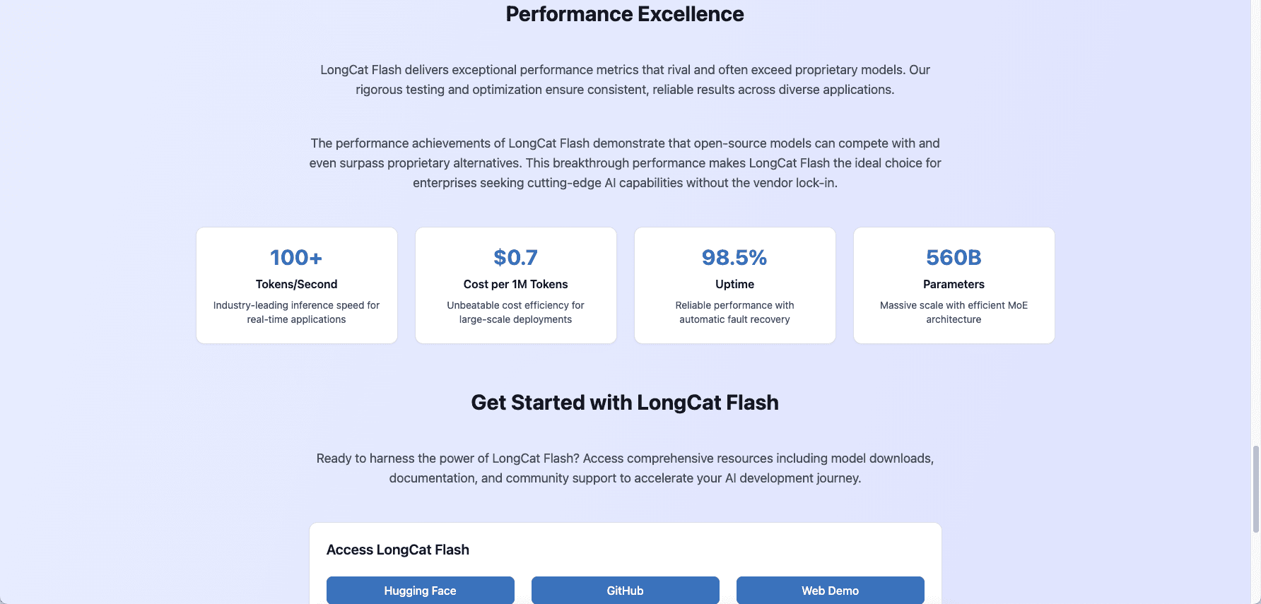 LongCat Flash AI screenshot 1