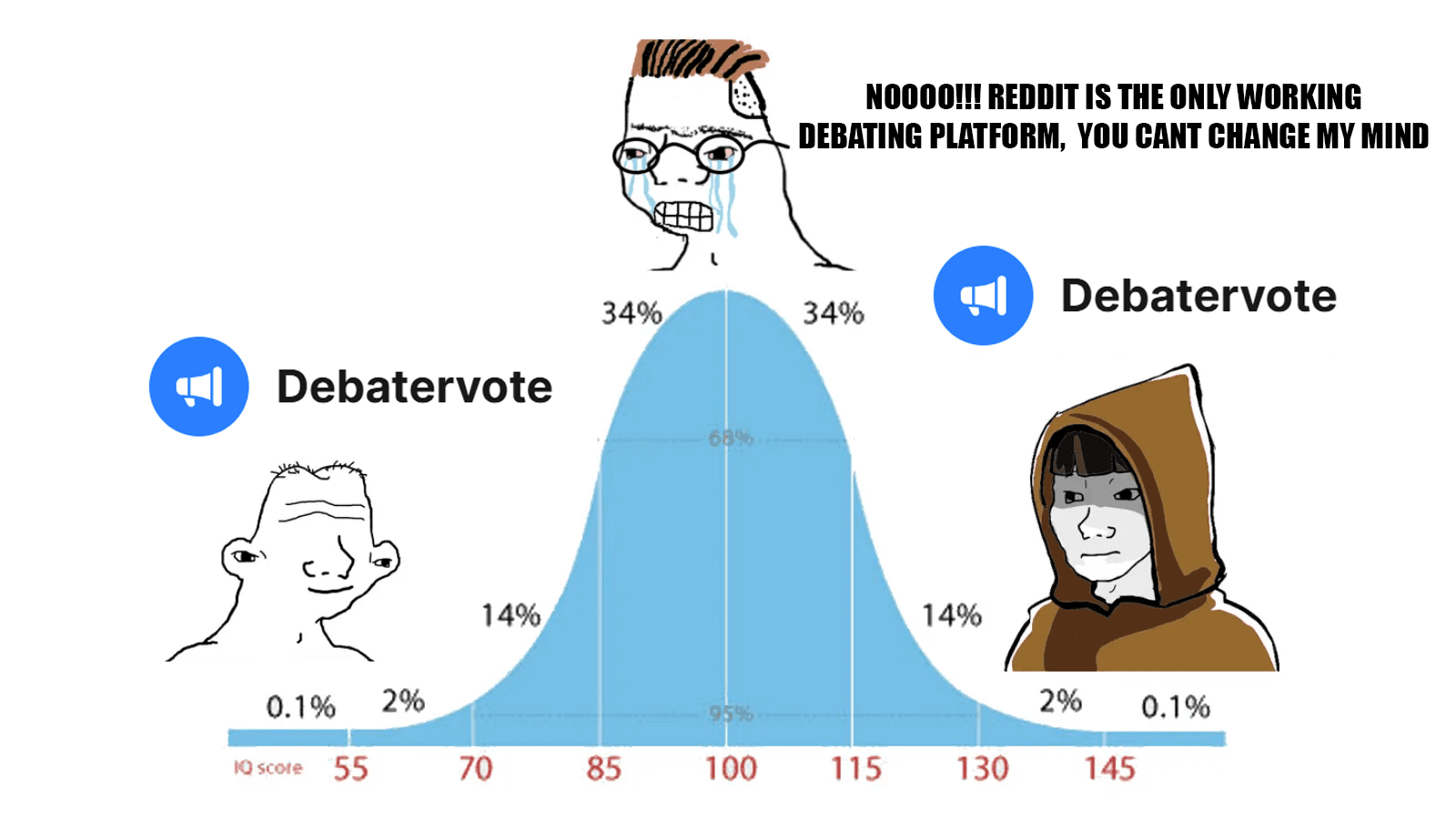 Debatervote screenshot 1