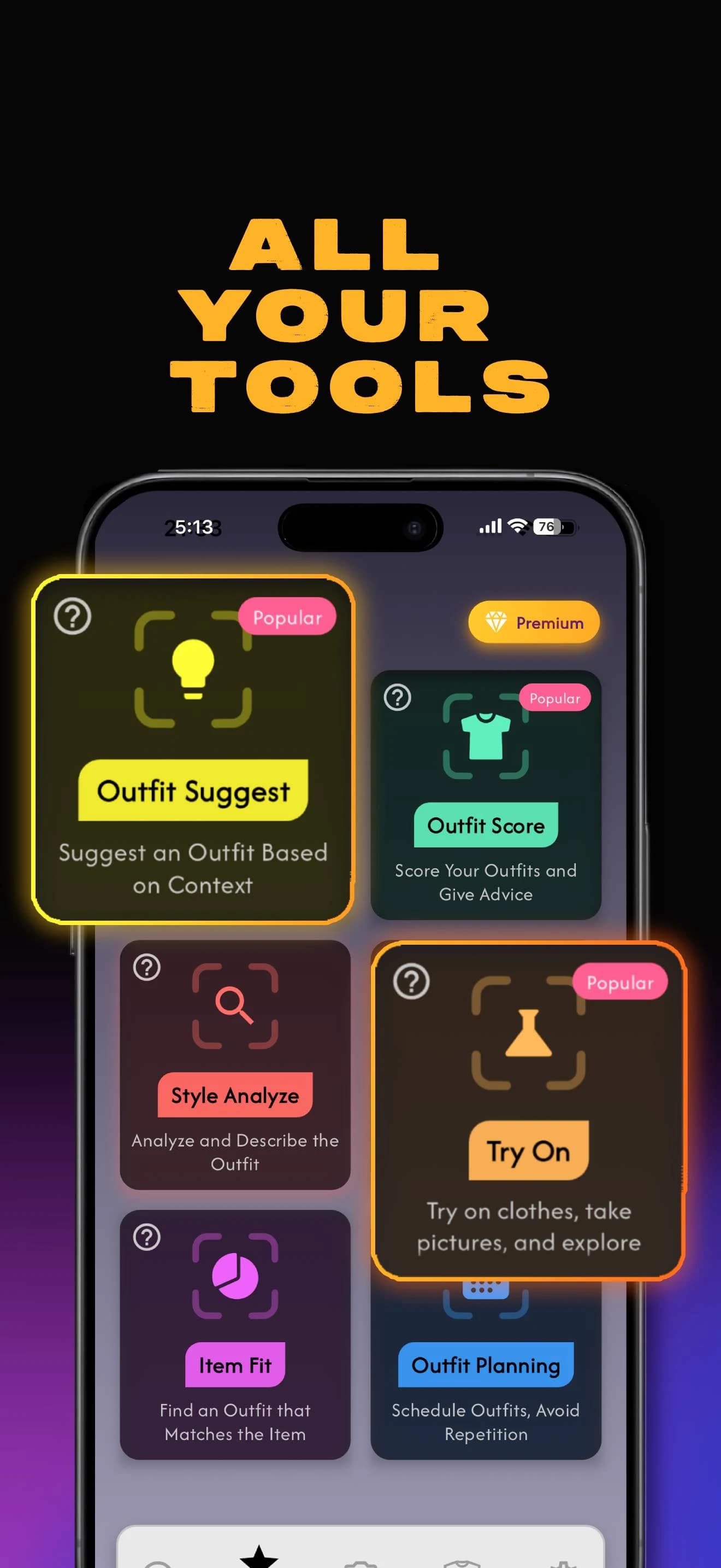 Fashine - AI Outfit Assistant. screenshot 1