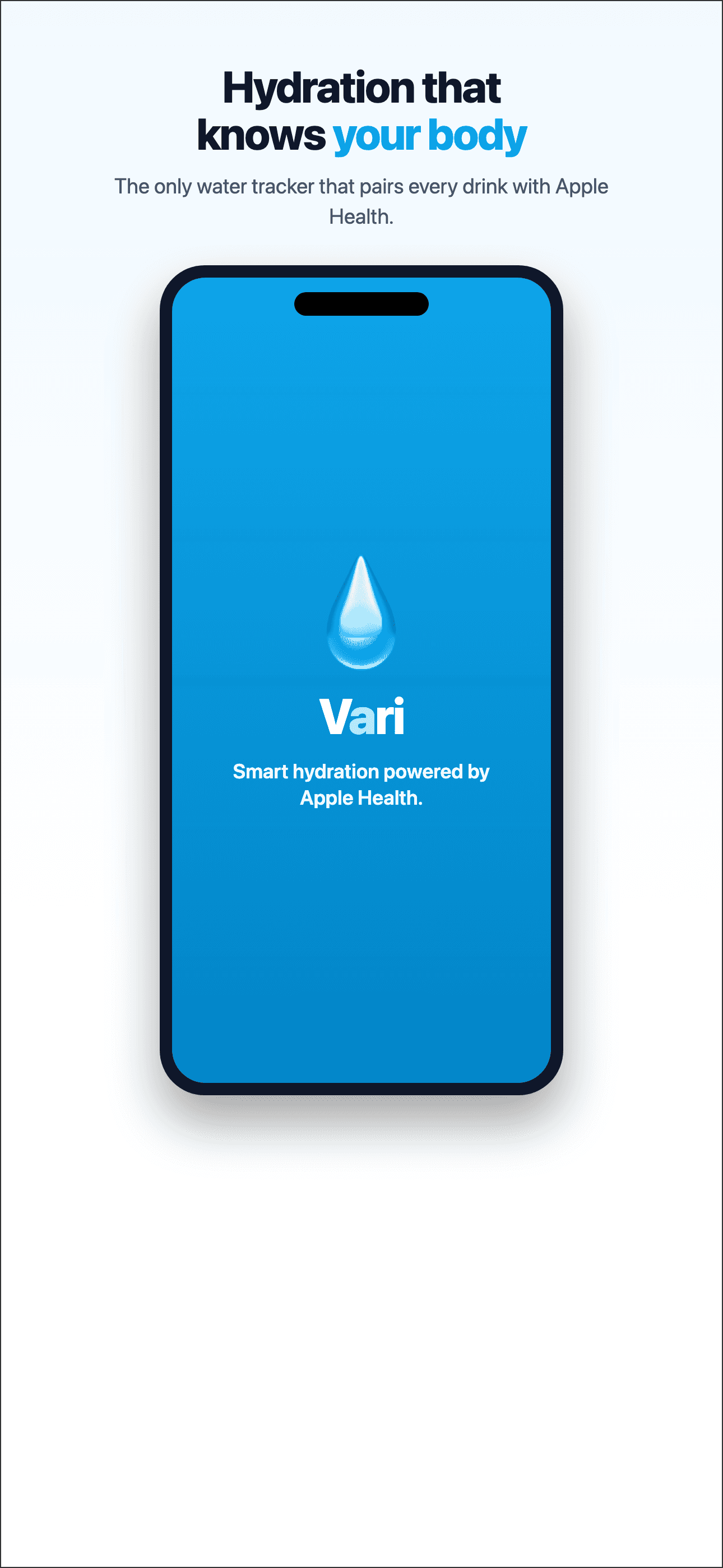 Vari — Hydration Intelligence screenshot 1