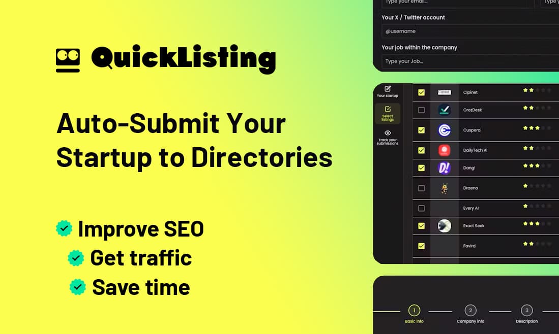 Quicklisting screenshot 1