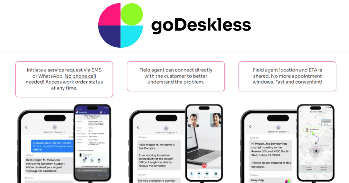 goDeskless screenshot 1
