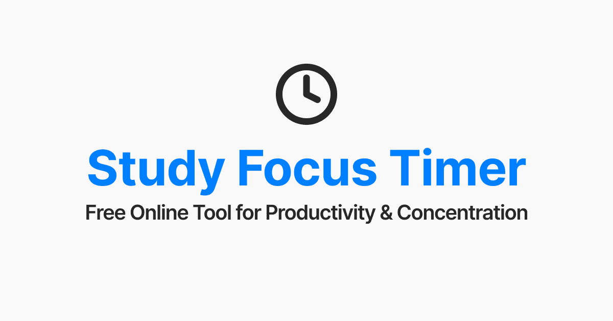 Study Focus Timer screenshot 1