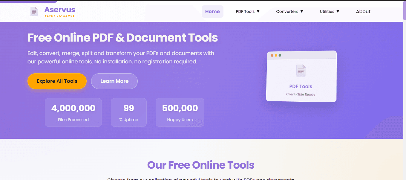 Aservus screenshot 1